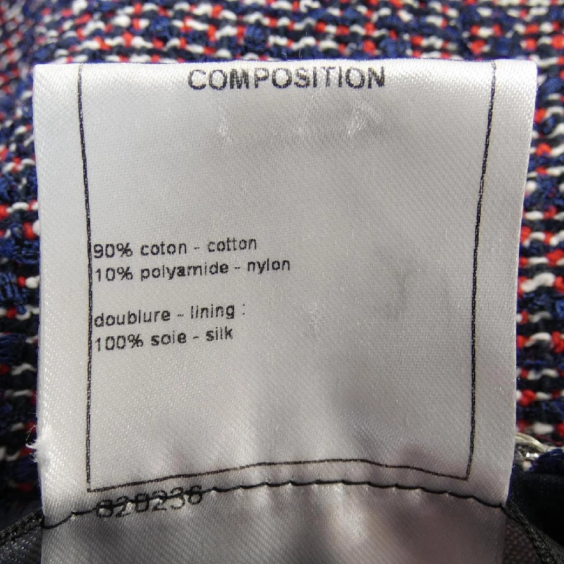 Áo khoác không cổ CHANEL 633318