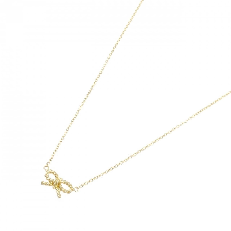 K18YG Dây chuyền nơ - Hàng hiệu Authentic 863985