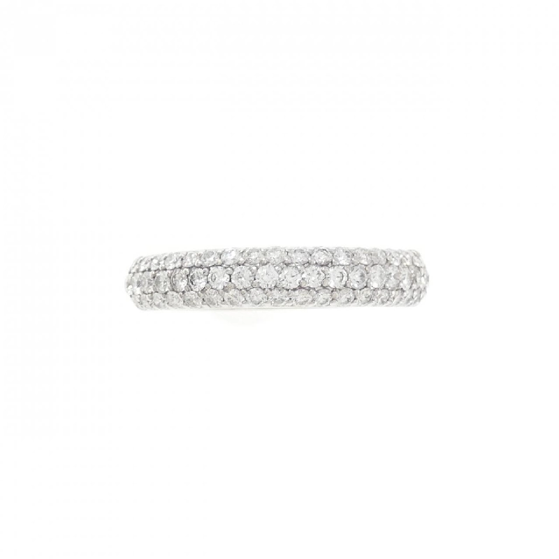 Nhẫn kim cương Pavé K18WG 0.50CT 671597