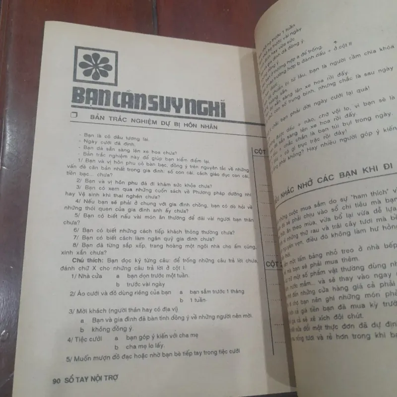 SỔ TAY NỘI TRỢ tập 9 791214