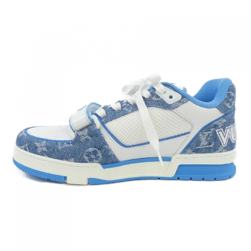 Giày sneaker Louis Vuitton LV Trainer Line Monogram Denim - Hàng hiệu Chính hãng 906825