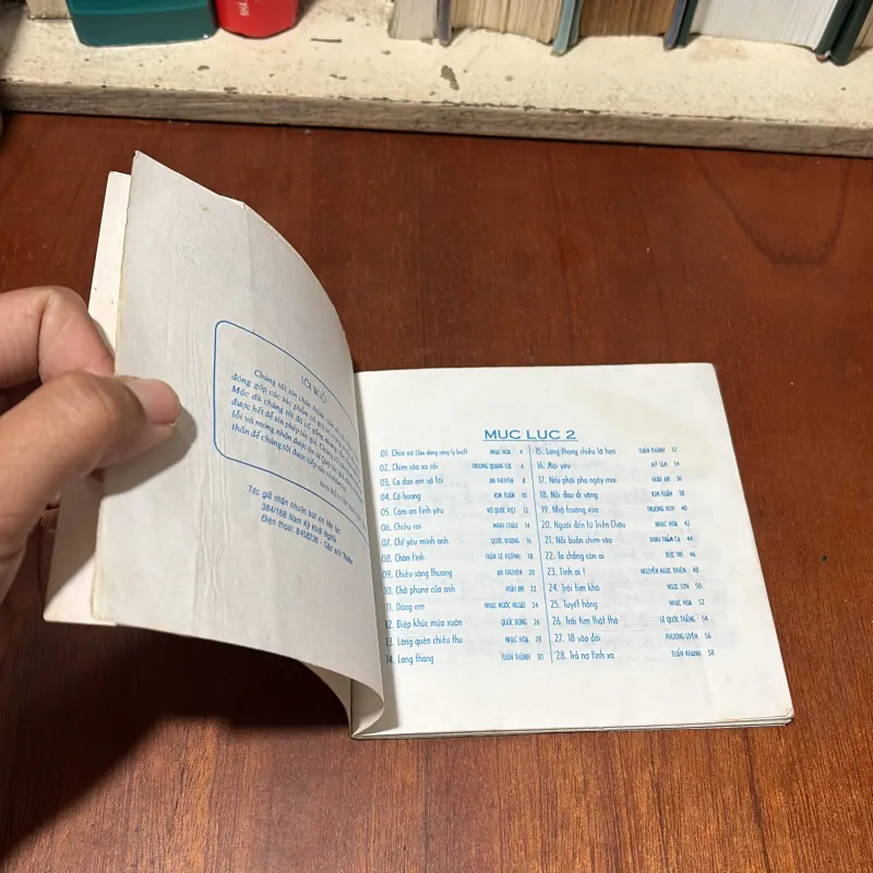 II Sổ Tay Ca Nhạc: Cám Ơn Tình Yêu - Tuyển Tập Những Ca Khúc Được Yêu Thích - 2002 752203