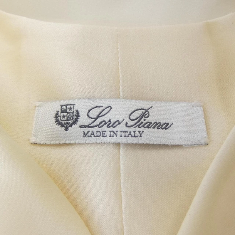 Loro Piana JODY EMBROIDERED FAO6863 Áo khoác không cổ 629444