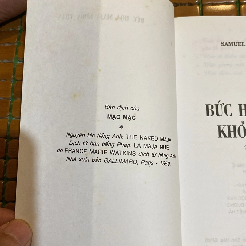 BỨC HỌA MAJA KHỎA THÂN, SAMUEL EDWARDS, XUẤT BẢN NĂM 2001 477439