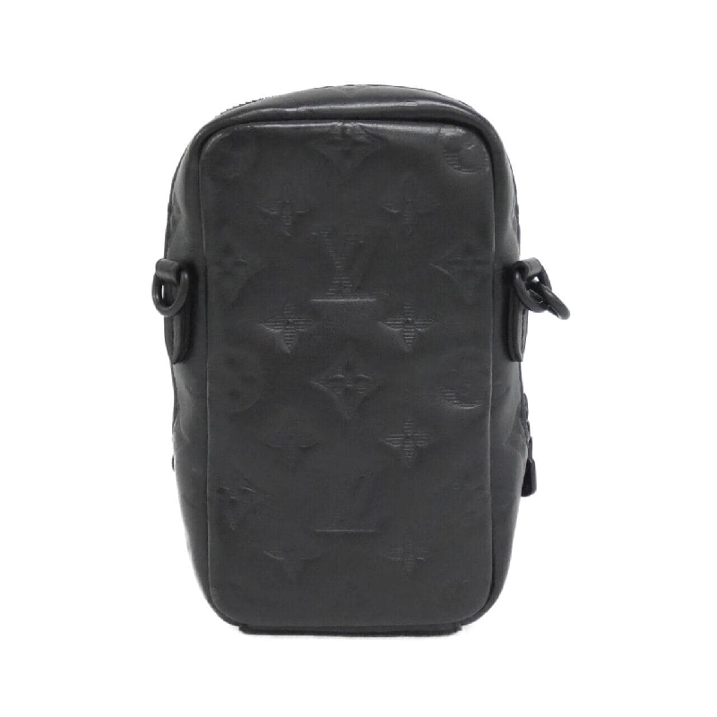 Túi đeo vai Louis Vuitton Monogram Shadow Double Phone Pouch 2022SS M81323 612375