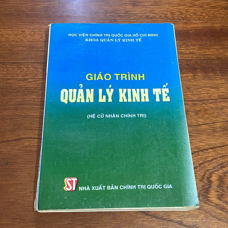 II Giáo Trình: Quản Lý Kinh Tế (Hệ Cử Nhân Chính Trị) - 2001 509260