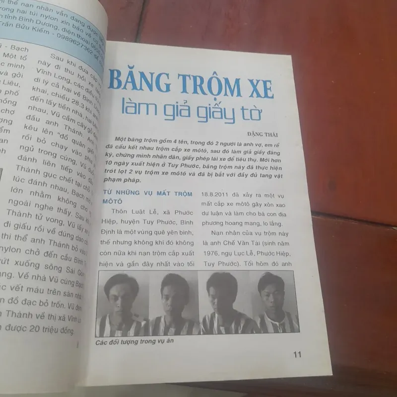 AN NINH TRẬT TỰ tập 235  tháng 9 năm 2011 688864