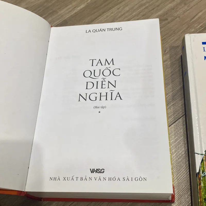 TAM QUỐC DIỄN NGHĨA, bộ 2 tập, bản bìa cứng (xb 2009) 1032164