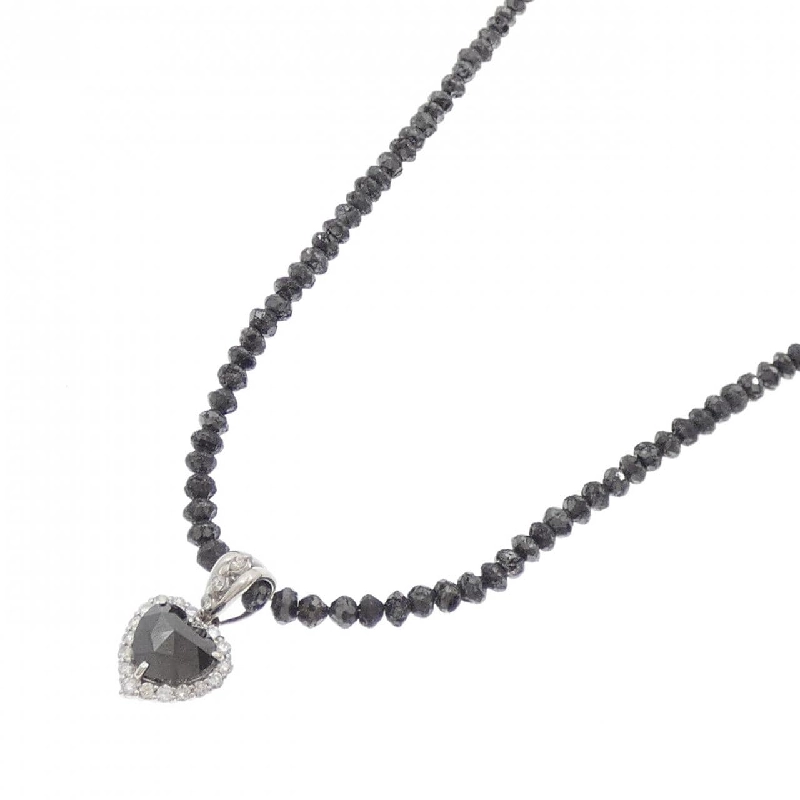 K18WG Dây chuyền kim cương hình trái tim 1.25CT - Hàng hiệu Chính hãng 858668