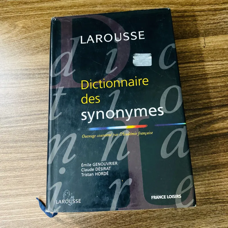 Dictionaire des synonymes - từ điển tiêng Pháp 994829