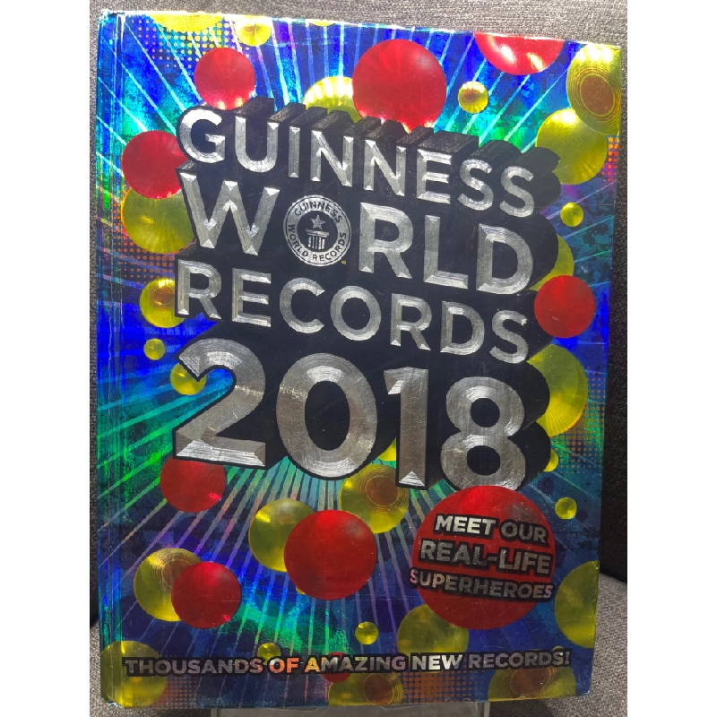 Guinness world records 2018 mới 90% sách tranh màu ngoại văn kỷ lục guinness HPB1605 SÁCH NGOẠI VĂN 351957