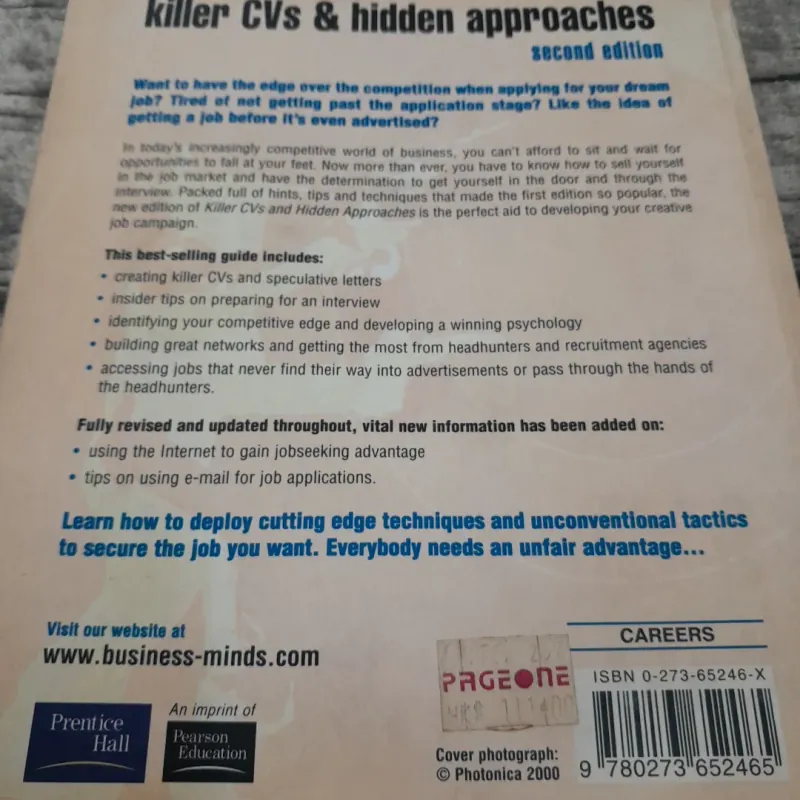 Sách ngoại Anh- Cẩm nang Săn việc- Killer CVs 2nd. Tg. Graham Perkins 786578