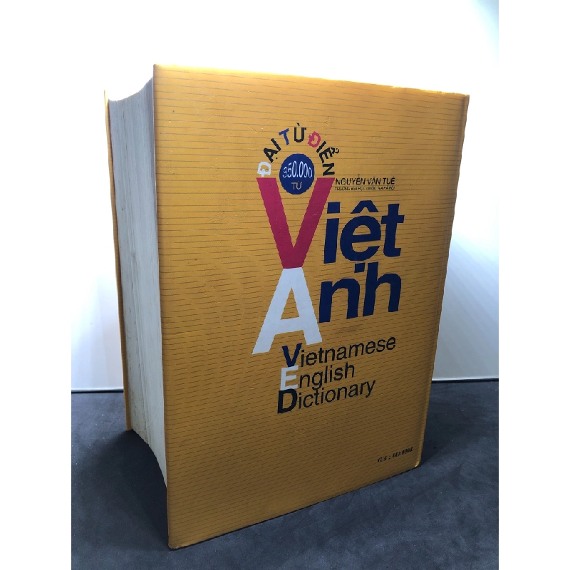 Đại từ điển Việt Anh 350.000 từ 2007 BÌA CỨNG mới 85% bẩn nhẹ Nguyễn Văn Tuế HPB0708 HỌC NGOẠI NGỮ 347956
