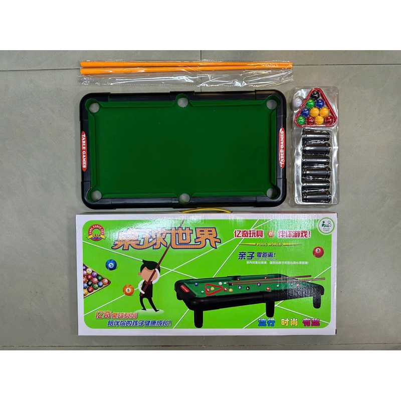 Bộ đồ chơi bàn Bi da (Bi-a) 2039 Pool table set 270837