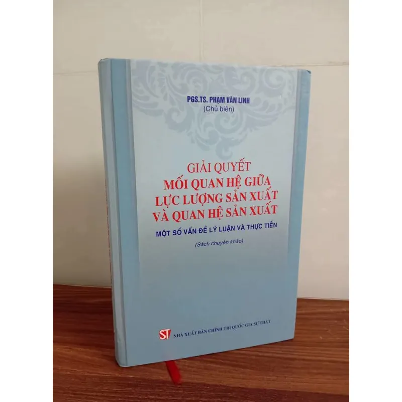 SÁCH GIẢI QUYẾT MỐI QUAN HỆ GIỮA LỰC LƯỢNG SẢN XUẤT VÀ QUAN HỆ SẢN XUẤT 1058805