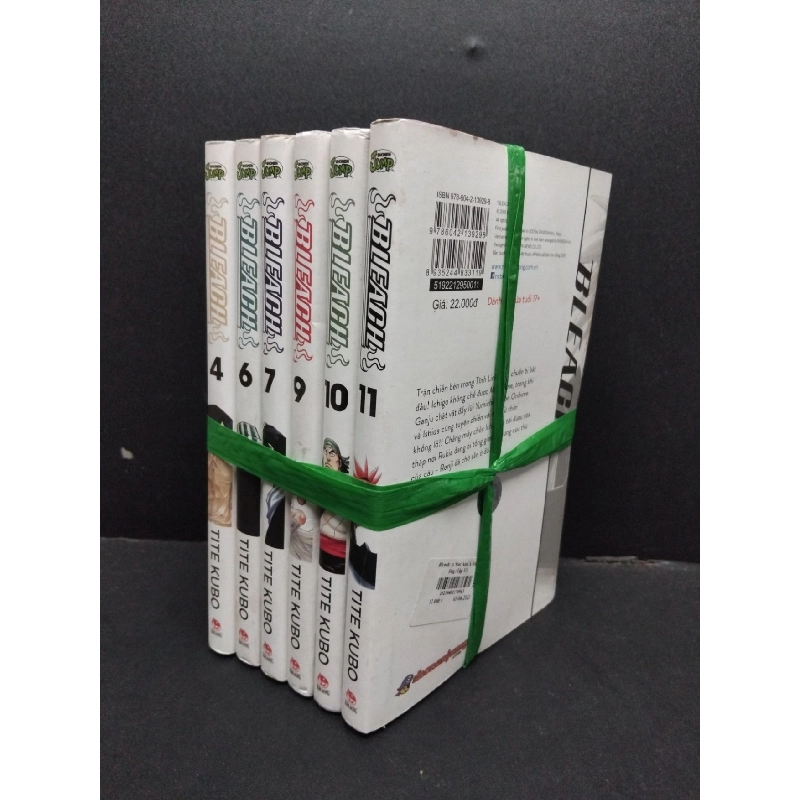 Bộ 6 tập (4,6,7,9,10,11) Bleach mới 70% ố vàng HCM1008 Tite Kubo TRUYỆN TRANH 916885