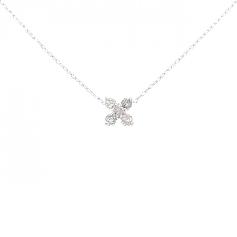 K18WG Dây chuyền kim cương 0.40CT - Hàng hiệu Chính hãng 858875