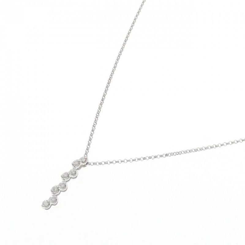 K18WG Dây chuyền kim cương - Hàng hiệu Chính hãng 860487