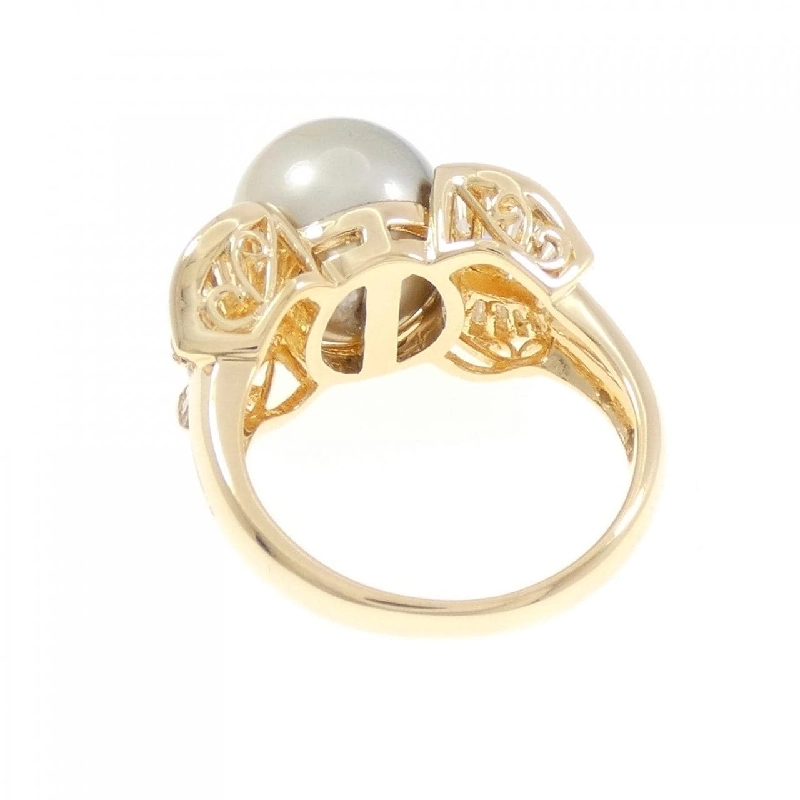 Nhẫn ngọc trai đen K18YG 10.5mm 669592