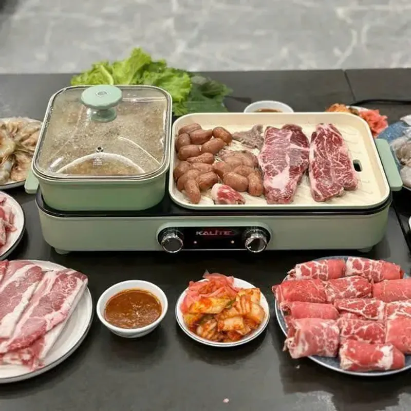 Bếp lẩu nướng 2in1 Kalite KLG333 – Vừa lẩu vừa nướng tiện lợi 744814