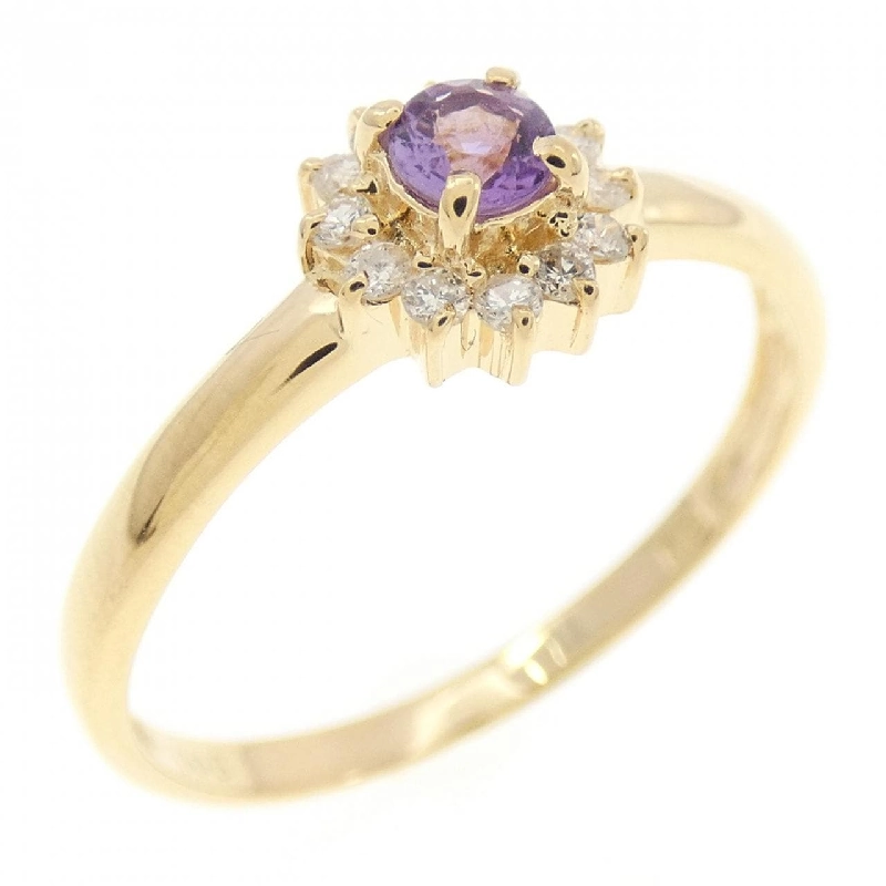 Nhẫn Amethyst K18YG 670824