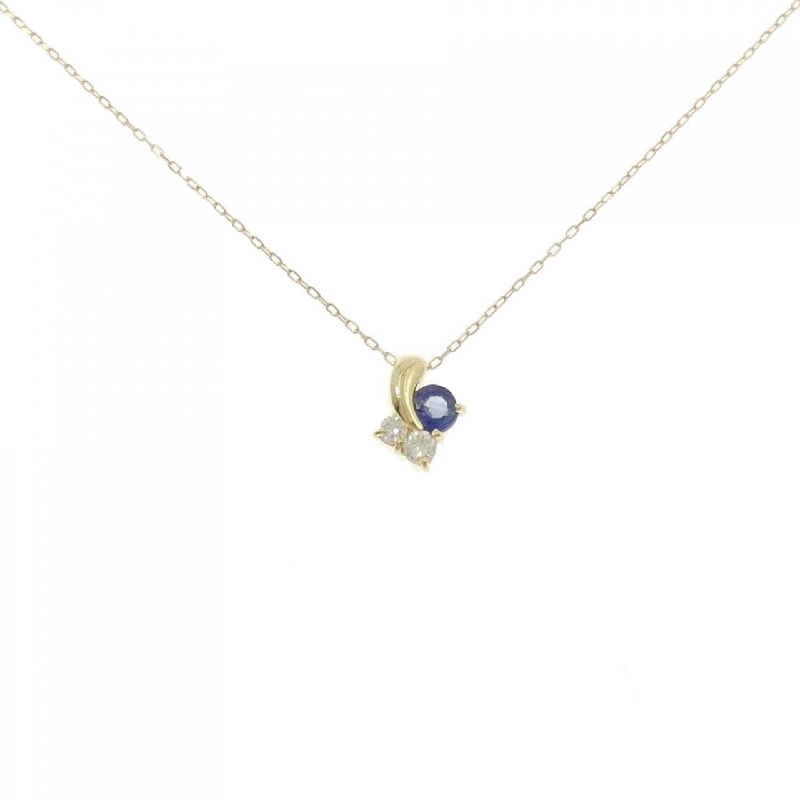 K18YG Sapphire Necklace 0.33CT - Hàng hiệu Authentic 863251