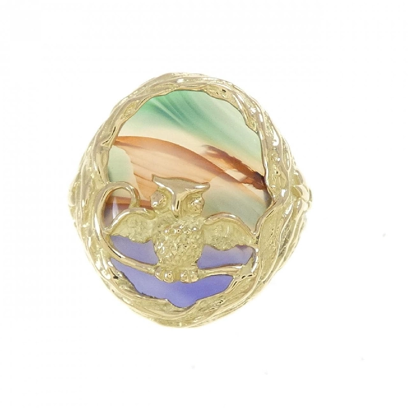 Nhẫn Cú Đá Onyx K18YG - Hàng hiệu Chính hãng 854232