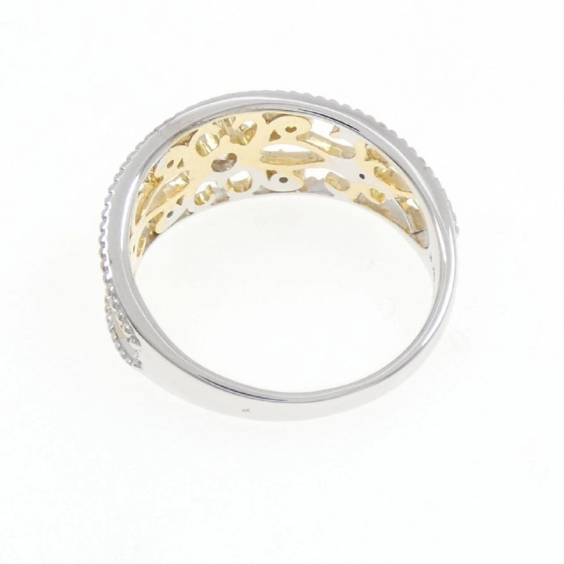 Nhẫn kim cương K18WG/K18YG 0.20CT - Hàng hiệu Authentic 852789