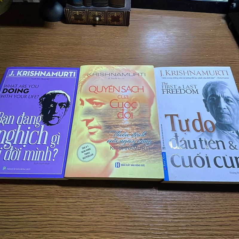 Tự do đầu tiên , Quyển sách của cuộc đời, Bạn đang nghịch gì với đời mình Krishnamiurti 444281
