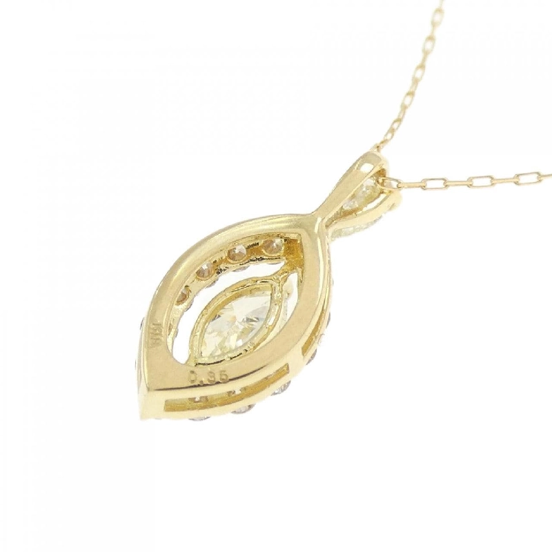 K18YG Dây chuyền kim cương 0.35CT - Hàng hiệu Chính hãng 862029