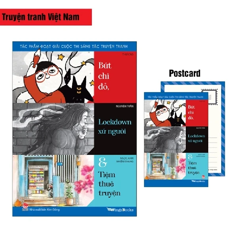 Tác Phẩm Đoạt Giải Cuộc Thi Sáng Tác Truyện Tranh - Bút Chì Đỏ, Lockdown Xứ Người Và Tiệm Thuê Truyện (2025) - Thư Cao, Nguyên Trần, Ngọc Anh, Nhiên Khang 699706
