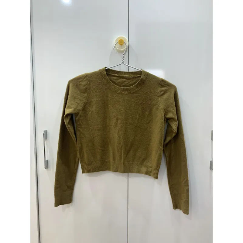 Áo len nữ dáng croptop 757407