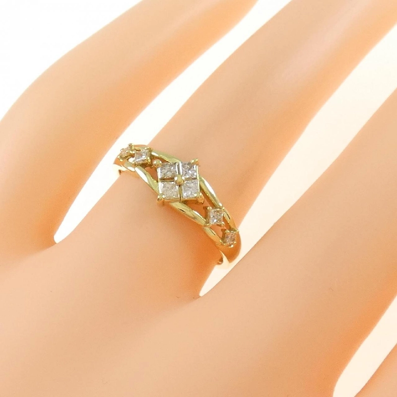 Nhẫn kim cương K18YG 0.29CT - Hàng hiệu Authentic 856269