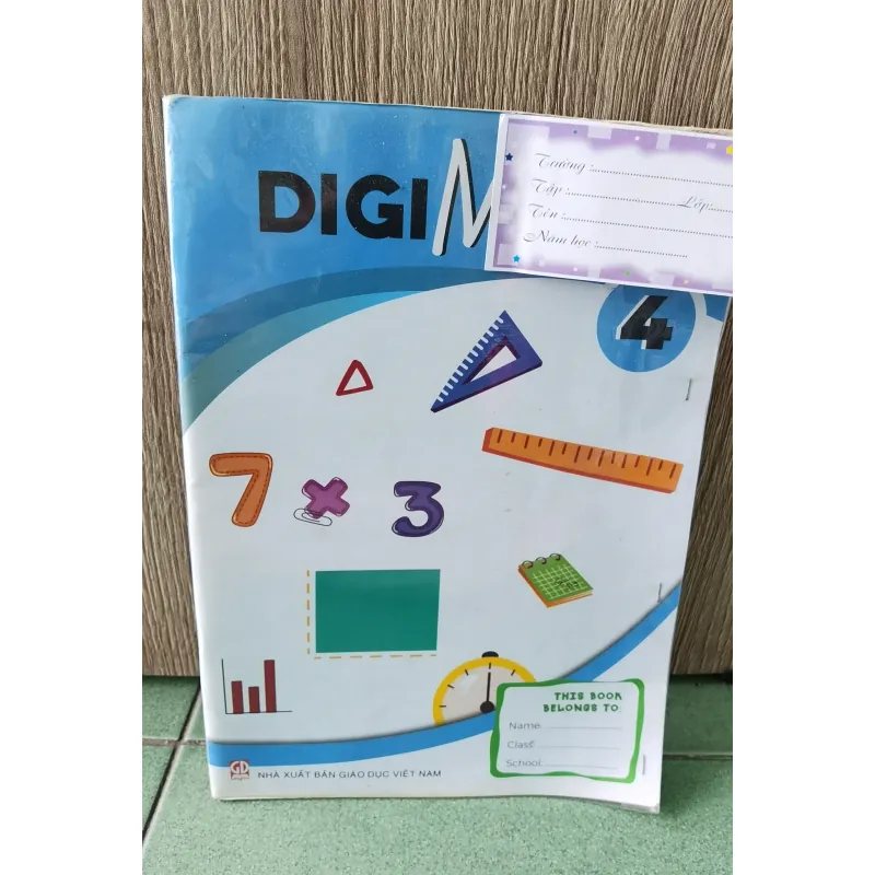 [Sách tiếng Anh tăng cường lớp 4] Digi Math - NXB Giáo Dục  1018988