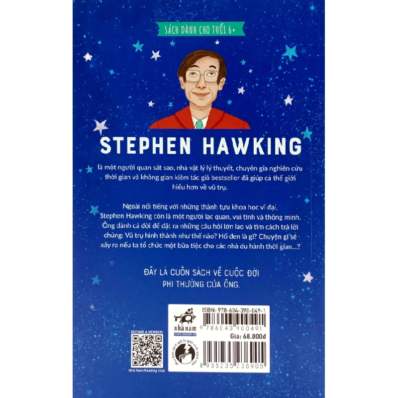 Danh Nhân Đương Đại - Cuộc Đời Phi Thường Của Stephen Hawking - Kate Scott, Esther Mols 289677