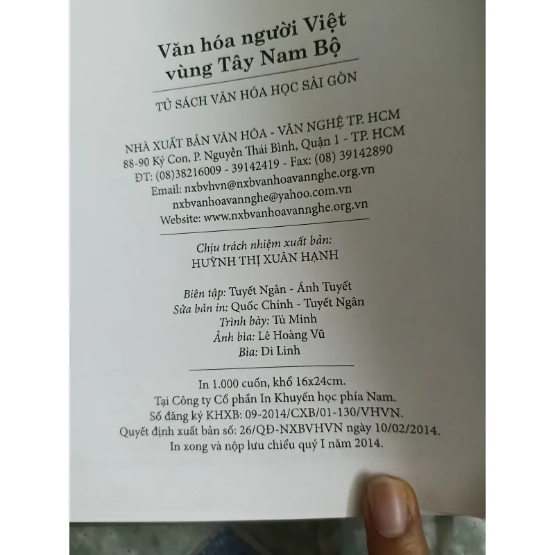 Văn hóa người Việt vùng Tây Nam Bộ - Trần Ngọc Thêm 564414