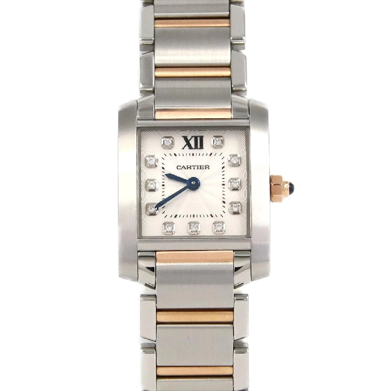 Cartier Tank Française SM PG kết hợp - 11P WE110004 SSxPG Quarts - Hàng hiệu Authentic 873019