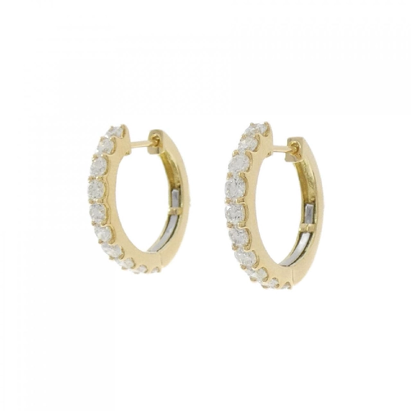 K18YG Bông tai kim cương 1.002CT - Hàng hiệu Chính hãng 872899