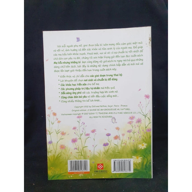 Mẹ bầu nhưng không bí mới 90% 2019 -HCM205 Willy Belhassen & Cartherin PraudRouet SÁCH MẸ VÀ BÉ 914684