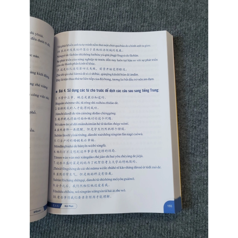 BÀI TẬP CỦNG CỐ NGỮ PHÁP HSK CẤU TRÚC GIAO TIẾP VÀ LUYỆN VIẾT HSK 4-5 326741