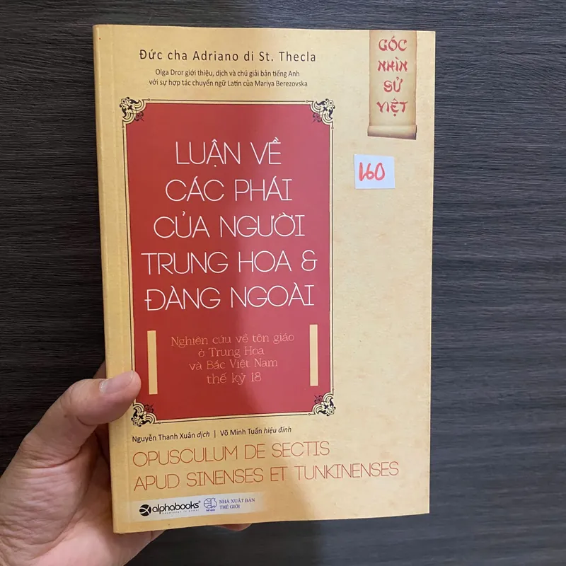 Luận Về Các Phái Của Người Trung Hoa Và Đàng Ngoài - Đức Cha Adriano di St. Thecla#HATRA 605535