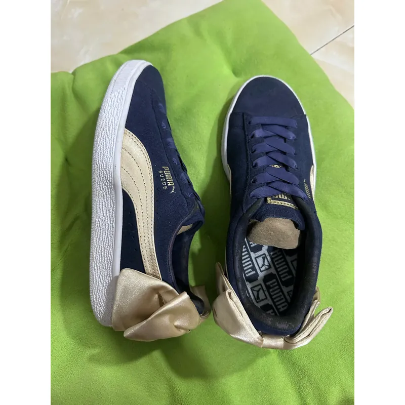 Cần pass giày Puma chính hãng, mới, size 36 chân 37 nhỏ mang vừa, màu xanh, 731427
