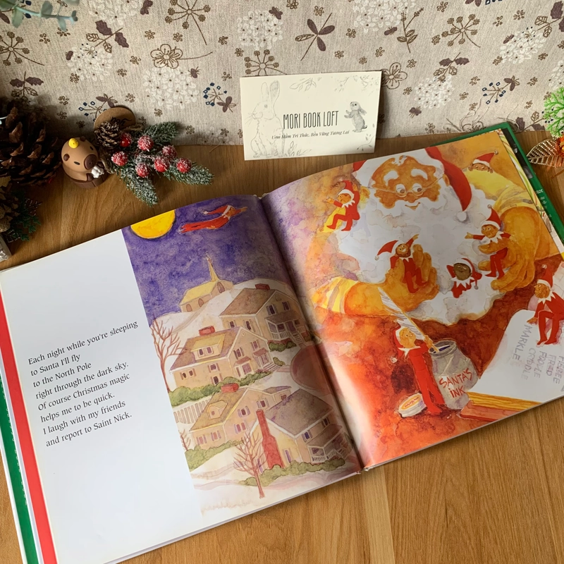 Sách tranh tiếng anh The Elf on the Shelf: A Christmas Tradition, Used, Bìa cứng, Khổ lớn 463594