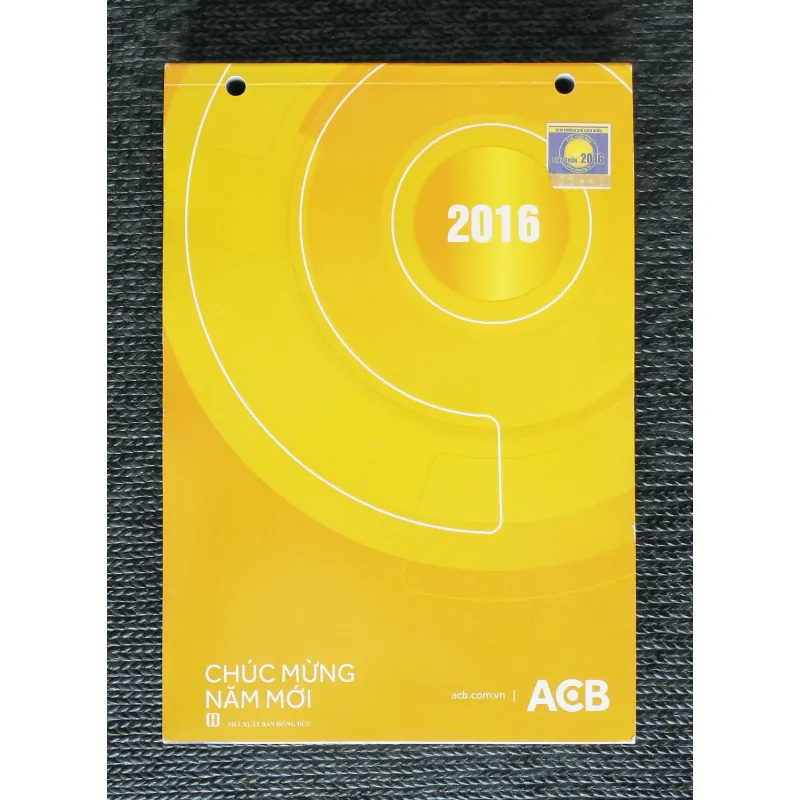 Cuốn lịch Bloc Ngân hàng ACB xưa (Năm 2016) 21611