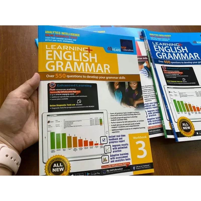 Learning English grammar (Sách nhập) - 6 quyển 759589