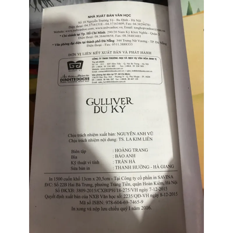 Tiểu thuyết Gulliver du hí 990605