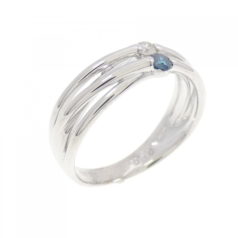 Nhẫn kim cương K18WG 0.08CT 672343