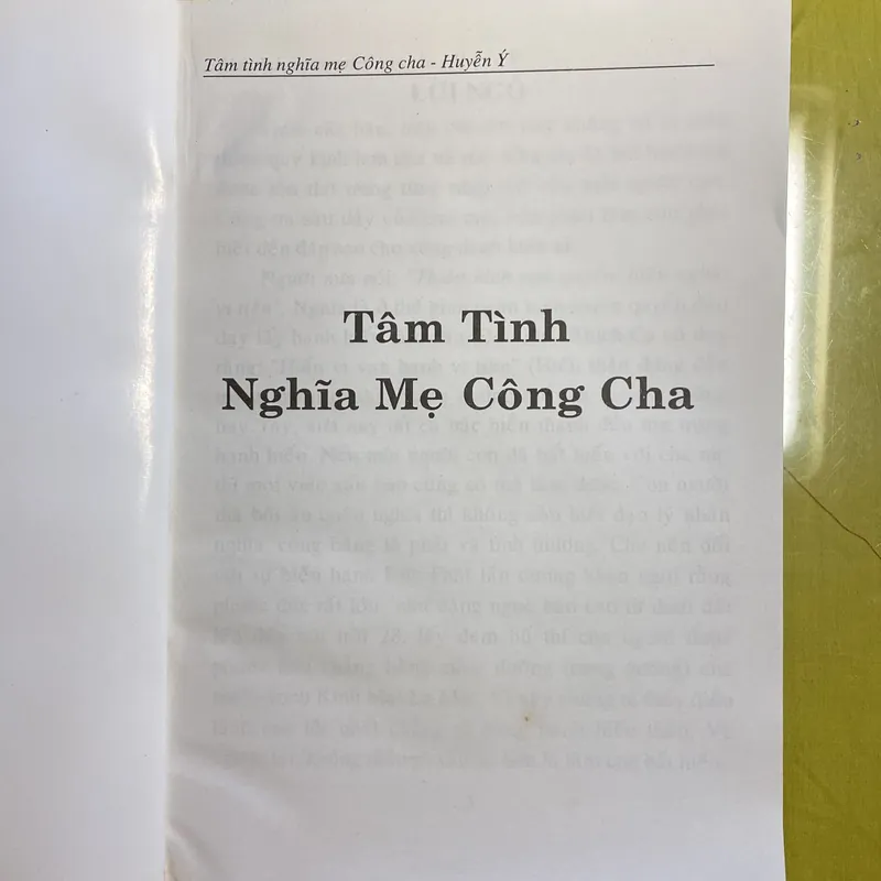 Tâm Tình Nghĩa Mẹ Công Cha - Tác giả Huyễn Ý 605909