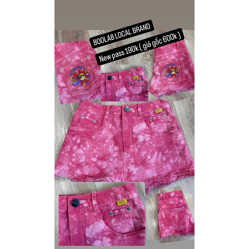 Quần Boo thêu xịn xò - Local Brand giá gốc 600k sale 199k 460488