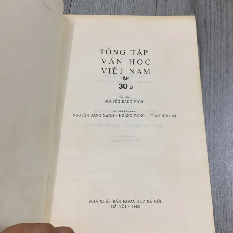 Tổng tập văn học việt nam. Tập 30b 757726